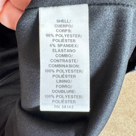 Maggy London Illusion Mini Dress black Fit and Flare  Rockabilly Size 10 Formal - Picture 12 of 15